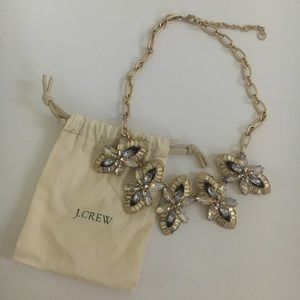 J. Crew Blue and Gold Necklace